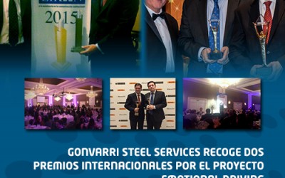 Gonvarri Steel Services recoge dos premios internacionales por el proyecto ‘Emotional Driving’